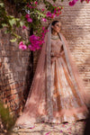 Blush Pink Embroidered Bridal Lehenga with Handcrafted Dupatta